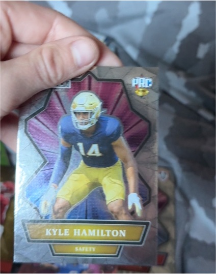 2021 Wild Card Alumination #ANBC-53 Kyle Hamilton — front