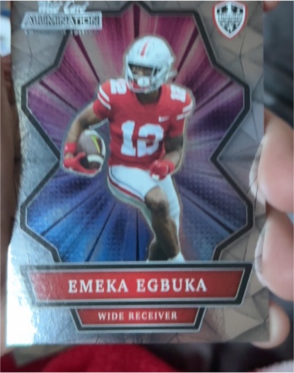 2021 Wild Card Alumination NIL Collegiate Edition #ANBC-23 Emeka Egbuka — front