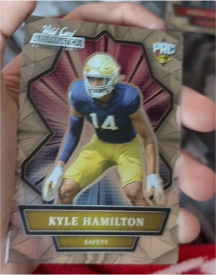 2021 Wild Card Alumination NIL Collegiate Edition #ANBC-53 Kyle Hamilton — front