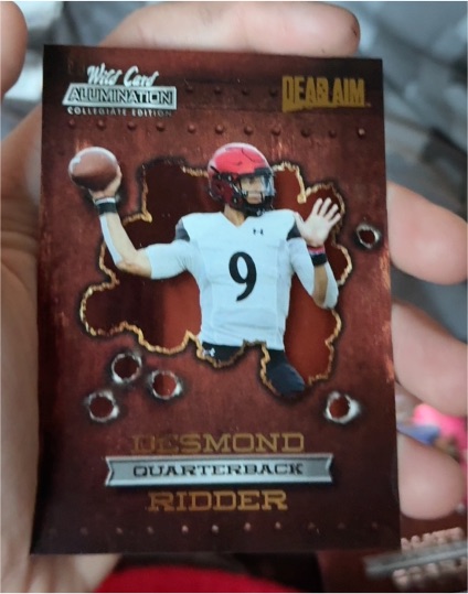 2021 Wild Card Alumination #ANDA-8 Desmond Ridder Dead Aim — front
