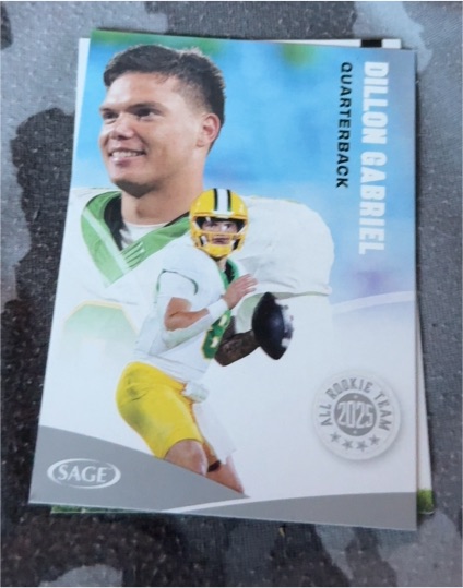 2025 Sage High Series #151 Dillon Gabriel — front