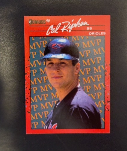 1990 Donruss #BC-18 Cal Ripken Jr. MVP Error Card — front
