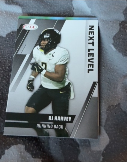 2025 Sage Next Level #116 RJ Harvey — front
