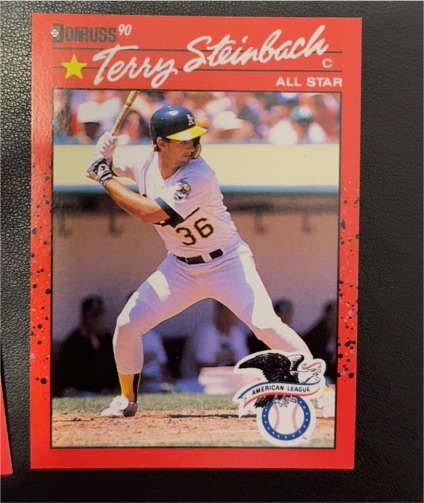 1990 Donruss #637 Terry Steinbach All-Star — front