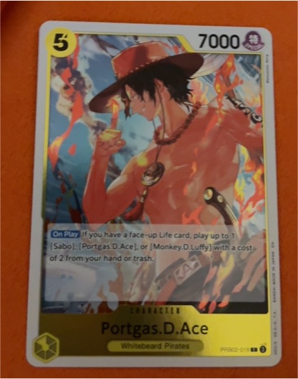 One Piece TCG The Best Vol. 2 PRB02-018 Portgas D. Ace — front