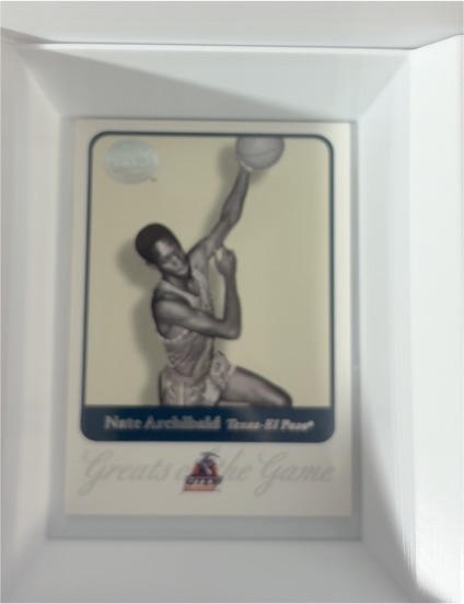 2001 Fleer Greats of the Game #59 Nate Archibald — front
