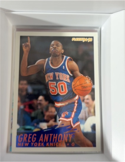 1994-95 Fleer #147 Greg Anthony — front