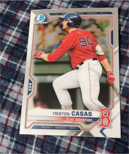 2021 Bowman Chrome Prospects #BCP-84 Triston Casas — front