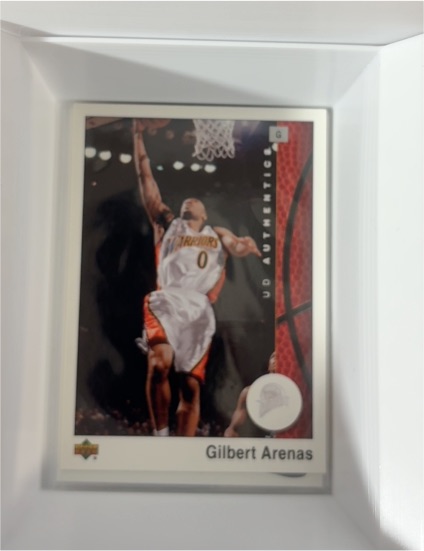 2002-03 Upper Deck Authentics #25 Gilbert Arenas — front