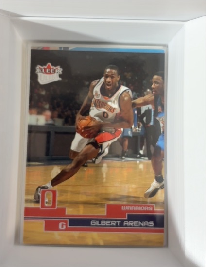 2002 Fleer Basketball Gilbert Arenas — front