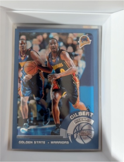 2002-03 Topps Chrome #47 Gilbert Arenas Golden State Warriors — front