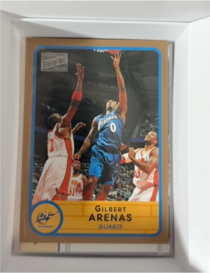 2003-04 Bazooka #200 Gilbert Arenas — front