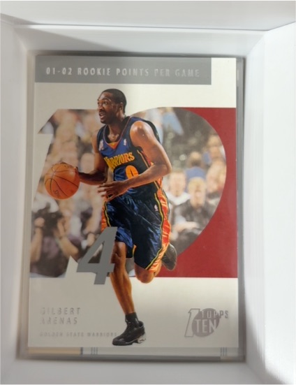 2001-02 Topps Ten #4 Gilbert Arenas — front