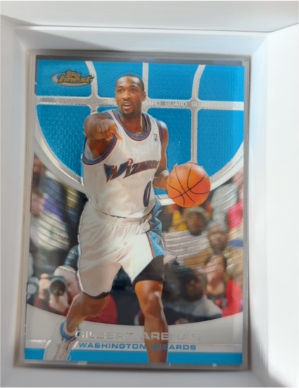 2005-06 Topps Finest #95 Gilbert Arenas — front