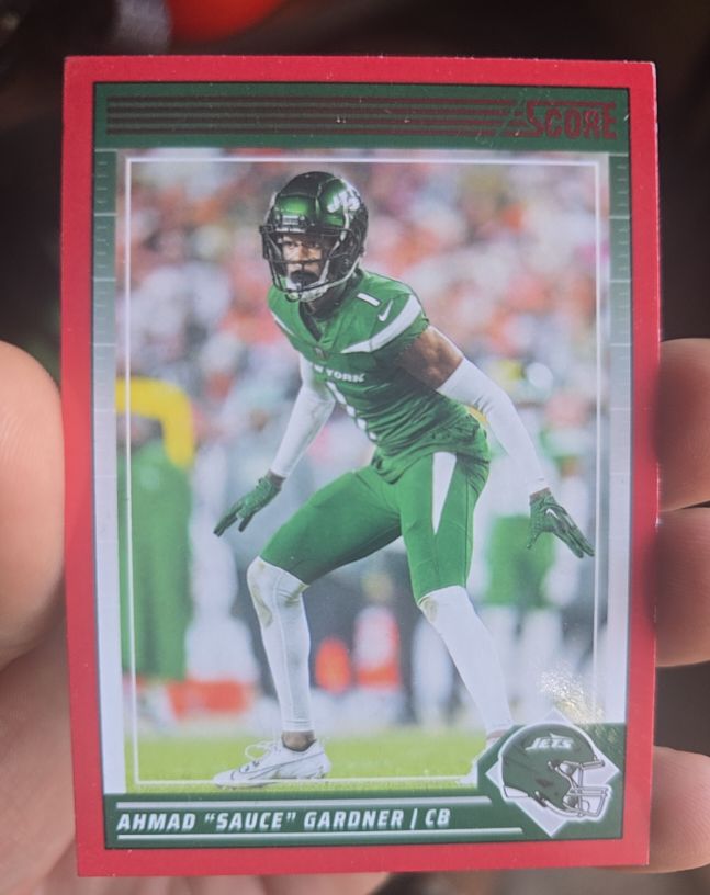 2024 Score #217 Ahmad "Sauce" Gardner — front