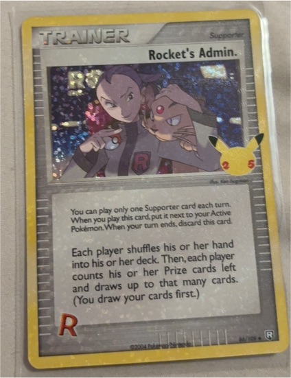 2021 Pokémon Celebrations #86 Rocket's Admin — front