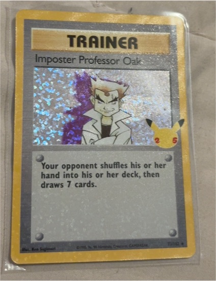 2021 Pokémon Celebrations #73 Imposter Professor Oak — front