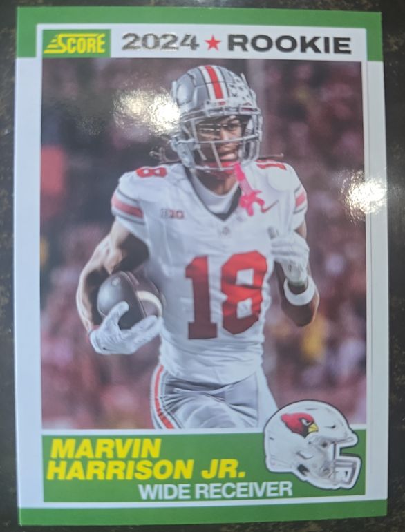 2024 Score #4 Marvin Harrison Jr. — front