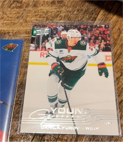 2025-26 Upper Deck Series 2 #452 Danila Yurov Young Guns Minnesota Wild — front
