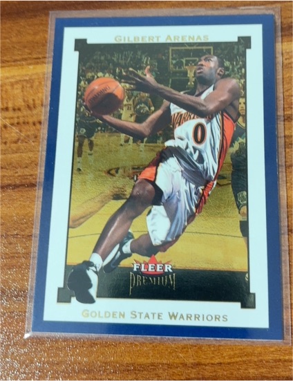 2002 Fleer Premium #43 Gilbert Arenas — front