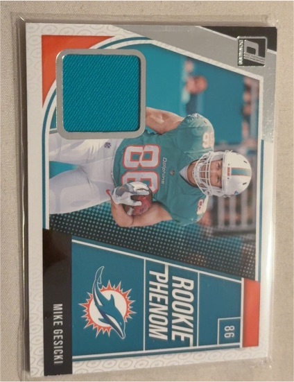 2018 Donruss #37 Mike Gesicki Rookie Phenom — front
