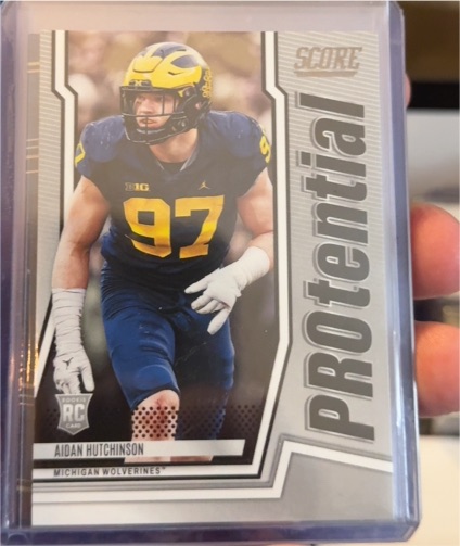 2022 Score #P-AH Aidan Hutchinson PROtential — front