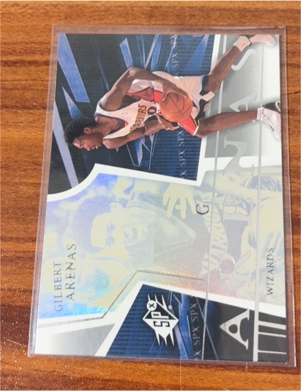 2003-04 Upper Deck SPx #89 Gilbert Arenas — front