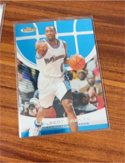 2005-06 Topps Finest #95 Gilbert Arenas — front