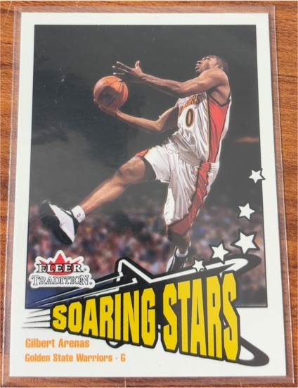 2002-03 Fleer Tradition #230 Gilbert Arenas Golden State Warriors Soaring Stars — front