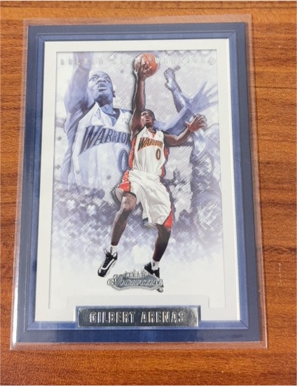 2002-03 Fleer Showcase #20 Gilbert Arenas — front