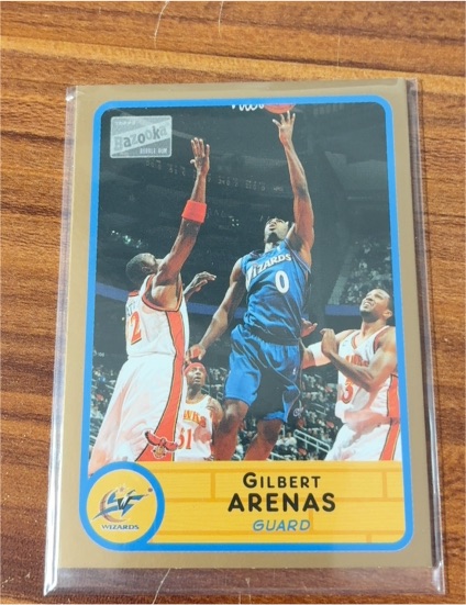 2003-04 Topps Bazooka #200 Gilbert Arenas — front