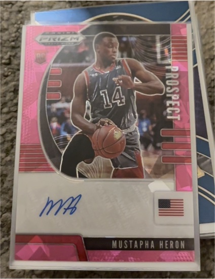 2020-21 Panini Prizm Draft Picks #69 Mustapha Heron — front