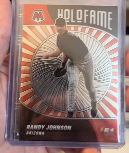 2022 Panini Mosaic Holofame #HF-3 Randy Johnson — front