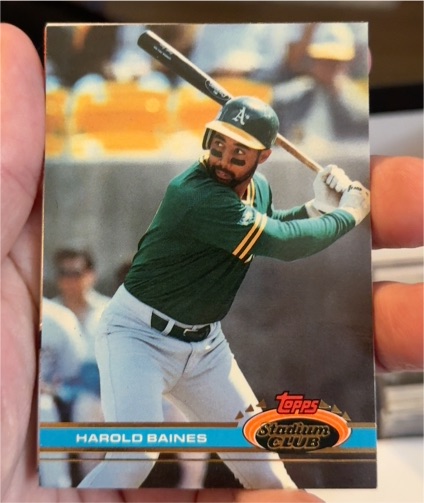 1991 Topps Stadium Club #303 Harold Baines — front