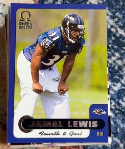 2000 Pacific Omega Fourth & Goal #29 Jamal Lewis — front