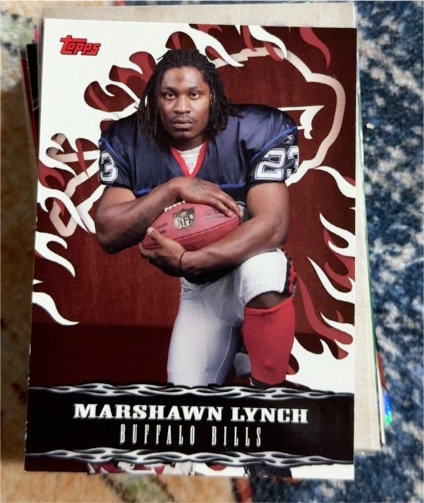 2007 Topps Red Hot Rookies #5 Marshawn Lynch — front
