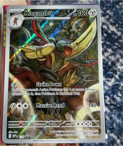 2024 Pokémon SV: Scarlet & Violet Promo #130 Kingambit — front