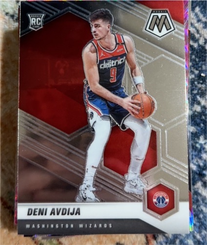 2020-21 Panini Mosaic #217 Deni Avdija — front