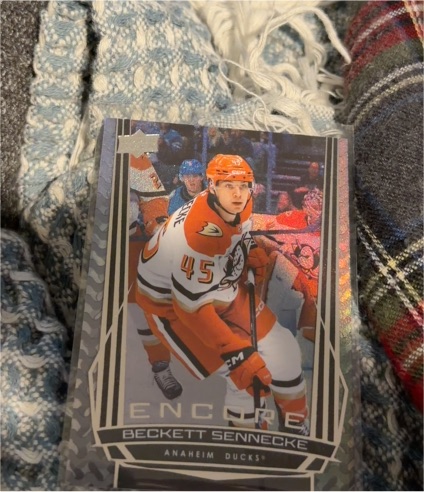 2025-26 Upper Deck Series 2 #E-127 Beckett Sennecke Encore — front