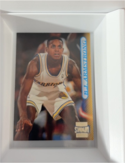 1996-97 Topps Stadium Club #49 B.J. Armstrong — front
