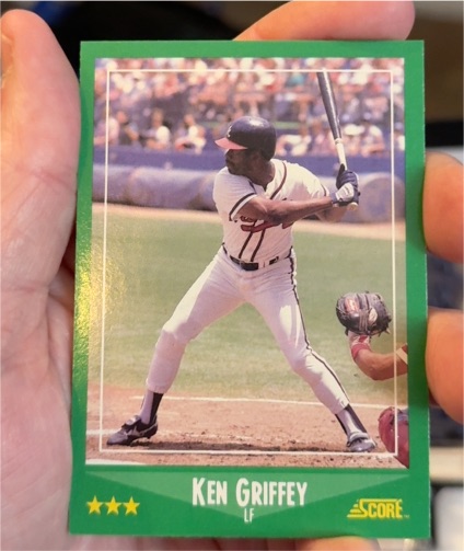 1988 Score #390 Ken Griffey Atlanta Braves — front