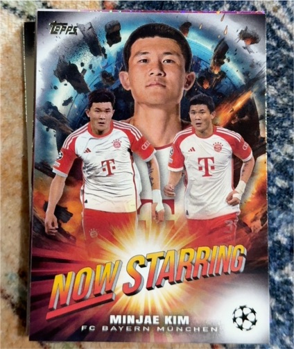 2023-24 Topps UEFA Club Competitions #NS-15 Minjae Kim Now Starring — front