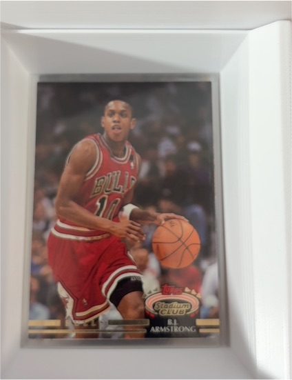 1992-93 Topps Stadium Club #87 B.J. Armstrong — front
