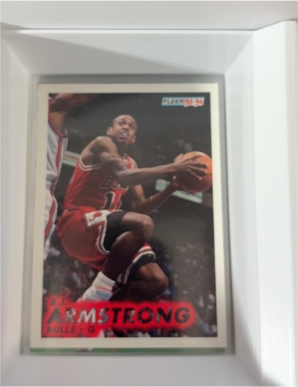 1993-94 Fleer #25 B.J. Armstrong — front