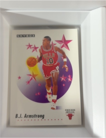 1991-92 SkyBox #489 B.J. Armstrong — front