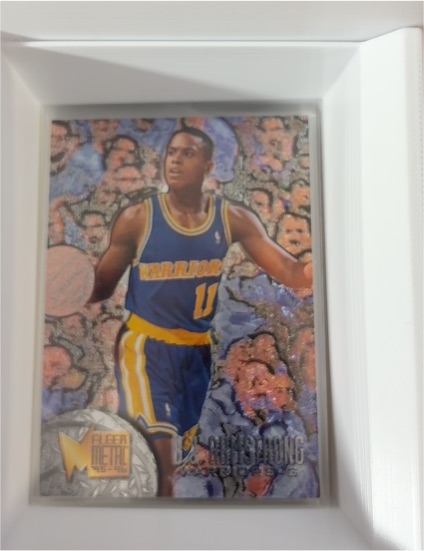 1995-96 Fleer Metal #148 B.J. Armstrong — front