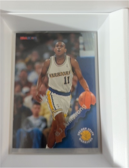 1996-97 Hoops #52 B.J. Armstrong — front