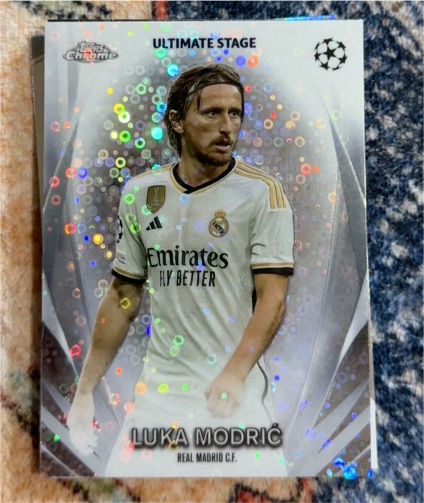2023-24 Topps Chrome Ultimate Stage #USC-40 Luka Modrić — front