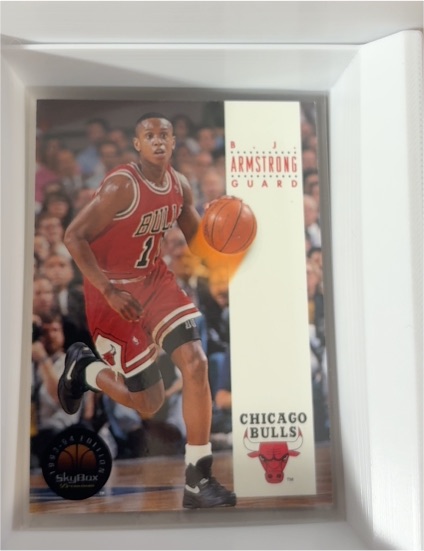 1993-94 SkyBox Premium #42 B.J. Armstrong — front
