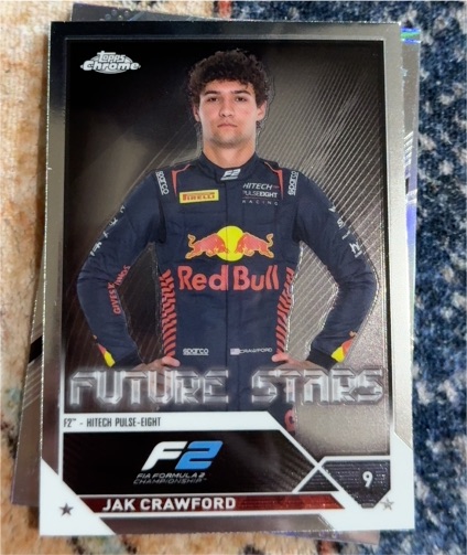2023 Topps Chrome Formula 1 #76 Jak Crawford — front